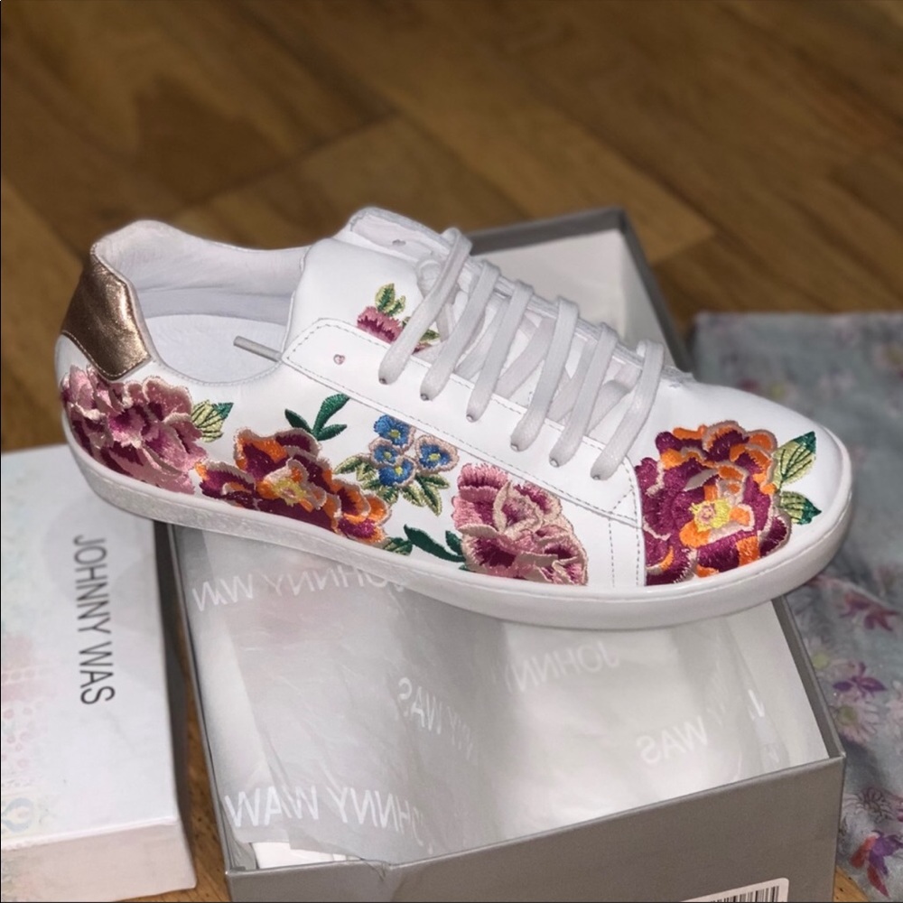 Johnny Was Dylanne Floral Sneakers